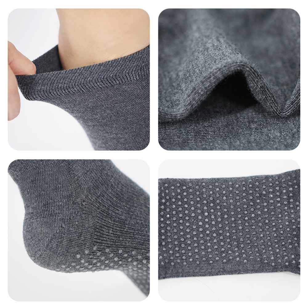 Einfarbige Yoga-Socken mit mittlerem Schlauch