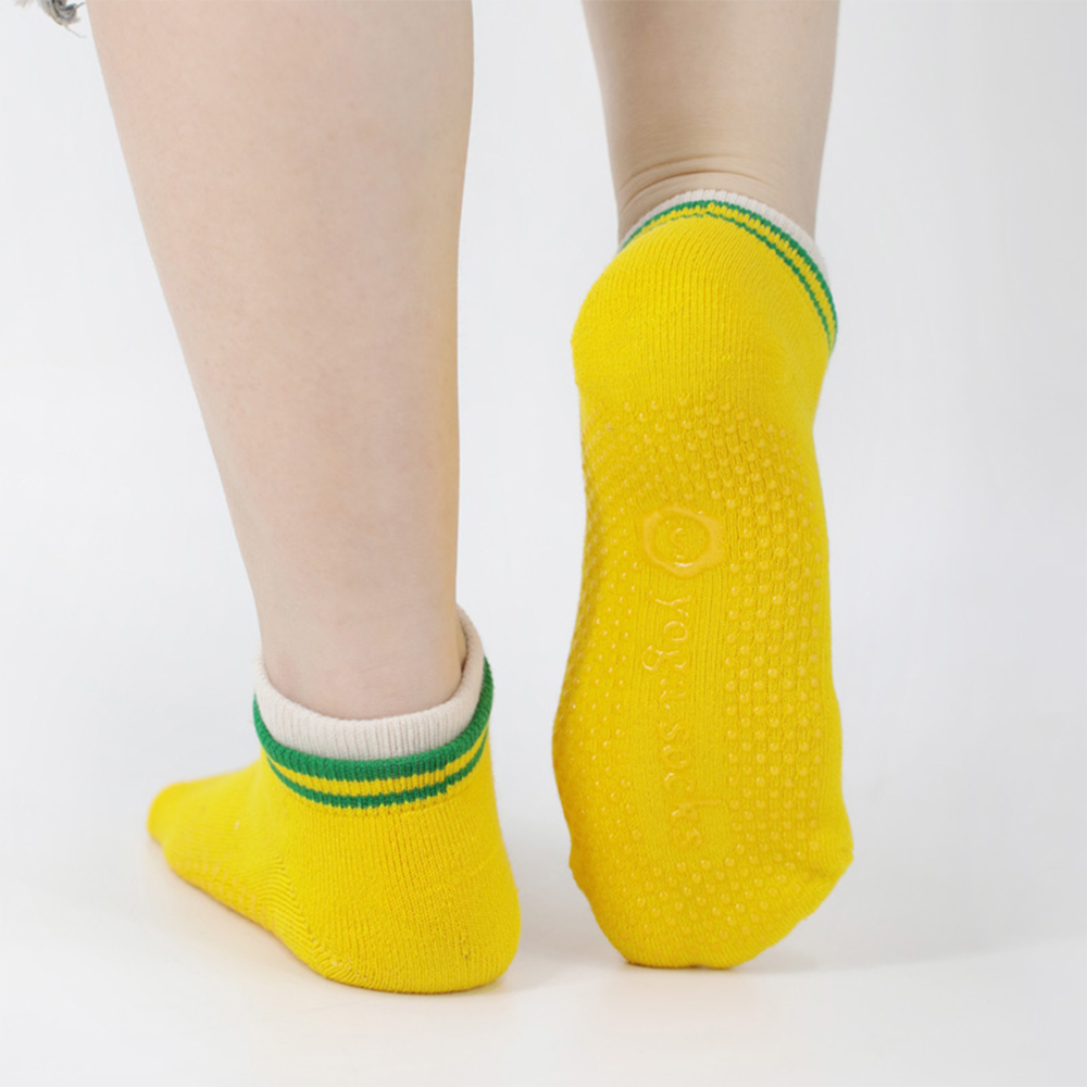 Yoga-Socken aus Fleece mit runder Zehenpartie