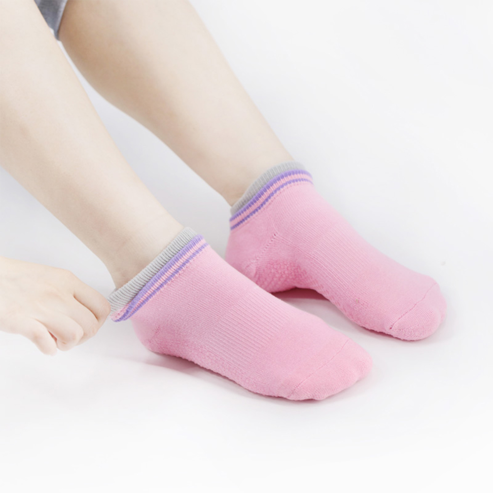 Yoga-Socken aus Fleece mit runder Zehenpartie