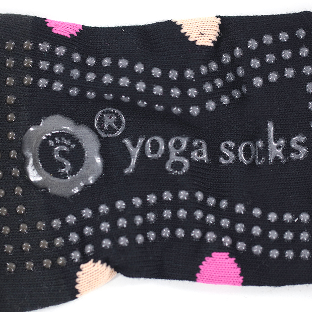 Rutschfeste Yoga-Socken mit fünf Zehen und voller Zehenpartie