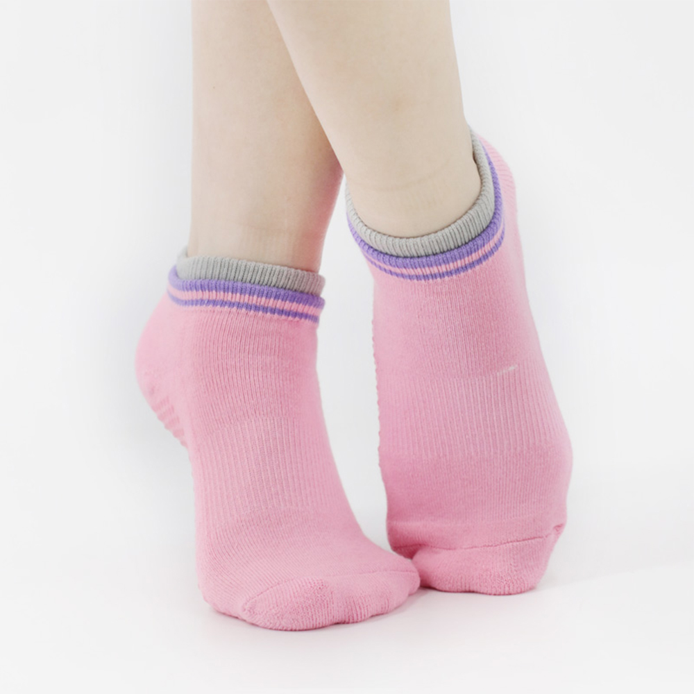 Yoga-Socken aus Fleece mit runder Zehenpartie